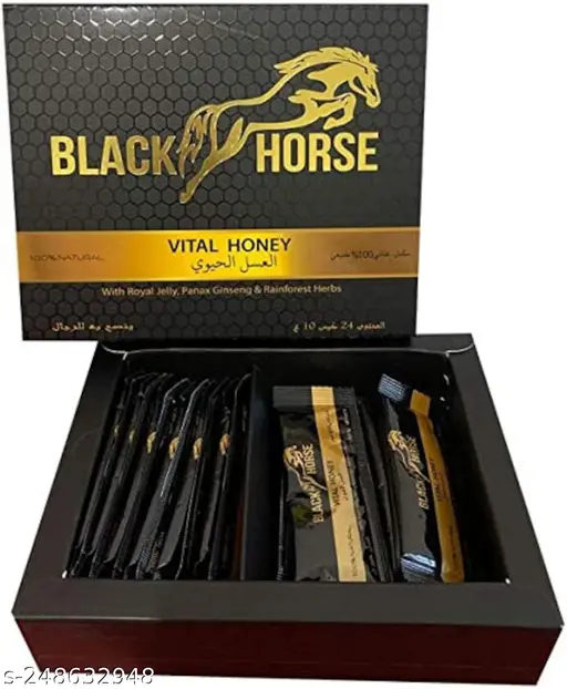 Miel Black Horse - El Elixir Natural para Vitalidad y Bienestar 24 sobres de 10G - Imagen 3