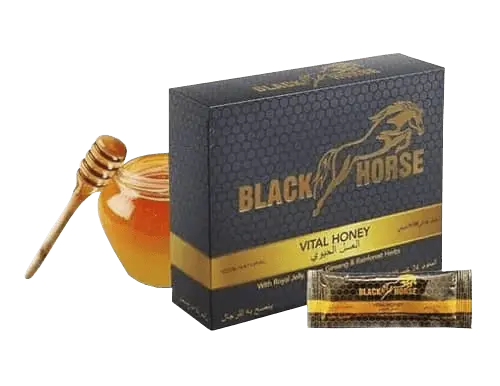 Miel Black Horse - El Elixir Natural para Vitalidad y Bienestar 24 sobres de 10G